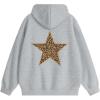 imageAelfric Eden Hoodies Leopard Print Star Hoodie Graphic Hooded Pullover Sweatshirt Streetwear 2025 Trendy Tops OutfitsGrey