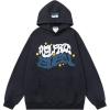imageAelfric Eden Star Hoodies Towel Embroidery Hoodie Casual Baggy Hooded Sweatshirts 2024 Trendy OutfitsNavy Blue
