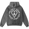 imageAelfric Eden Womens Oversized Vintage Hoodie Basic Acid Washed Hoodies Sweatshirt Long Sleeve Y2K Steetwear Pullover Fall TopDark Grey