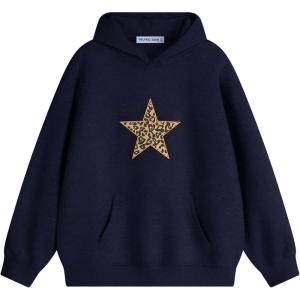imageAelfric Eden Hoodies Leopard Print Star Hoodie Graphic Hooded Pullover Sweatshirt Streetwear 2025 Trendy Tops OutfitsNavy Blue