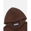 imageAelfric Eden Fleece Hoodies Basic Solid Hooded Pullover Sweatshirts Streetwear Casual Soft OutfitsBrown