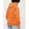 imageAelfric Eden Hoodies Mens Acid Wash Hoodie Oversized Vintage Heavyweight Cotton Fleece Hooded Pullover SweatshirtOrange