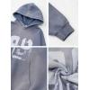 imageAelfric Eden Mens Hoodies Graffiti Number 99 Print Hoodie Unisex Y2k Streetwear Oversized Hooded Pullover Pocket SweatshirtBlue