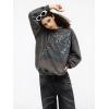 imageAelfric Eden Mens Lightning Graphic Hoodies Print Oversized Unisex Streetwear Vintage Hoodie Y2k Sweatshirt Pocket PulloverGrey
