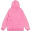imageAelfric Eden Mens Lightning Graphic Hoodies Print Oversized Unisex Streetwear Vintage Hoodie Y2k Sweatshirt Pocket PulloverPink
