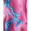 imageAelfric Eden Mens Lightning Graphic Hoodies Print Oversized Unisex Streetwear Vintage Hoodie Y2k Sweatshirt Pocket PulloverPink