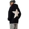 imageAelfric Eden Star Hoodies Y2k Oversized Graphic Hoodies Aesthetic 90s Crewneck Sweatshirt Long Sleeve Pullover TopsBlack