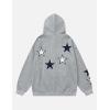 imageAelfric Eden Star Zip Up Hoodie Women Oversized Graphic Hoodies Y2K Hooded Sweatshirt Aesthetic JacketsGrey