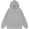 imageAelfric Eden Hoodies Basic Solid Hooded Pullover Sweatshirts Oversized Casual Soft Hoodie 2024 Trendy OutfitsGrey
