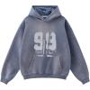 imageAelfric Eden Mens Hoodies Graffiti Number 99 Print Hoodie Unisex Y2k Streetwear Oversized Hooded Pullover Pocket SweatshirtBlue