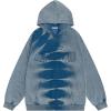 imageAelfric Eden Oversized Washed Hoodie Mens Tie Dye Graphic Hoodies Vintage Streetwear Sweatshirt with PocketBlue