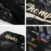 imageAelfric Eden Faux Leather Jacket Oversized Racing Motorcycle Jackets Moto Coats Unisex Trendy Streetwear JacketBlack