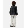 imageAelfric Eden Jackets Vintage Washed Faux Leather Jacket Oversized Classic Zipper Streetwear Casual Soft Warm CoatsBlack