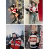 imageAelfric Eden Mens Motorcycle Jacket Blackair Moto Varsity Baseball Jacket Women Vintage CoatsRed
