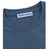 imageAelfric Eden Mens Shirts Basic Cotton Tee Plain T Shirt Crew Neck Short Sleeve Tops Casual MidweightBluestone Blue