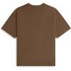 imageAelfric Eden Mens Shirts Basic Cotton Tee Plain T Shirt Crew Neck Short Sleeve Tops Casual MidweightBrown White