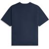 imageAelfric Eden Mens Shirts Basic Cotton Tee Plain T Shirt Crew Neck Short Sleeve Tops Casual MidweightNavy Blue White