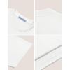 imageAelfric Eden Mens Shirts Basic Cotton Tee Plain T Shirt Crew Neck Short Sleeve Tops Casual MidweightWhite Grey