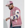 imageAelfric Eden Mens Varsity Jackets Bomber Letterman Jacket Oversized Y2k Baseball Coats6pink