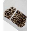 imageAelfric Eden Oversized Hoodies Womens Leopard Letter Print Hoodie Fall Y2k Hooded Sweatshirts With PocketLight Gray