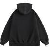 imageAelfric Eden Washed Hoodie Oversized Vintage Hoodies Unisex Streetwear Solid Hooded Sweatshirt with PocketBlack