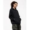 imageAelfric Eden Washed Hoodie Oversized Vintage Hoodies Unisex Streetwear Solid Hooded Sweatshirt with PocketBlack