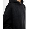 imageAelfric Eden Washed Hoodie Oversized Vintage Hoodies Unisex Streetwear Solid Hooded Sweatshirt with PocketBlack