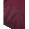 imageAelfric Eden Washed Hoodie Oversized Vintage Hoodies Unisex Streetwear Solid Hooded Sweatshirt with PocketBurgundy