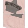 imageAelfric Eden Womens Graphic Hoodies Pink Star Print Hoodie Unisex Oversized Hoodies Long Sleeve Pocket PulloverLight Pink