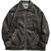 imageAelfric Eden Leather Jacket Faux Vintage Oversized Motorcycle Jackets Zip Up Moto Jacket Fashion Trendy Outfits UnisexBlack