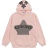 imageAelfric Eden Womens Graphic Hoodies Pink Star Print Hoodie Unisex Oversized Hoodies Long Sleeve Pocket PulloverLight Pink