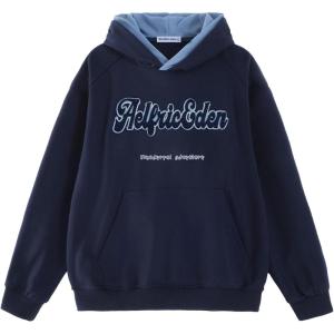 imageAelfric Eden Mens Hoodies Applique Embroidery Hoodie Casual Baggy Hooded Pullover Sweatshirts 2024 Trendy OutfitsBlue