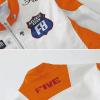 imageAelfric Eden Cropped Leather Jacket Women PU Crop Moto Biker Racing Trendy Fashion Casual CoatsOrange