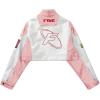 imageAelfric Eden Cropped Leather Jacket Women PU Crop Moto Biker Racing Trendy Fashion Casual CoatsPink