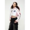 imageAelfric Eden Cropped Leather Jacket Women PU Crop Moto Biker Racing Trendy Fashion Casual CoatsPink