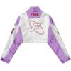 imageAelfric Eden Cropped Leather Jacket Women PU Crop Moto Biker Racing Trendy Fashion Casual CoatsPurple