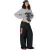 imageAelfric Eden Dog Graphic Hoodie Oversized Cute Star Sweatshirt Unisex Y2k Casual Hooded PulloverGrey