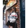 imageAelfric Eden Faux Leather Racing Jacket Oversized Motorcycle Biker Racer Jackets Streetwear UnisexApricot