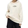 imageAelfric Eden Graphic Hoodies for Men Letter Printed Hoodie Sweatshirt Oversized Streetwear Hooded PulloverBeige