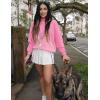 imageAelfric Eden Graphic Hoodies for Women Vintage Printed Sweatshirt Y2K Oversized hoodie PulloverPink