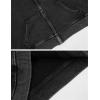 imageAelfric Eden Hoodies Washed Solid Zip Up Hoodie Casual Cropped Hooded Sweatshirt Long Sleeve Zipper Pullover StreetwearBlack