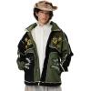 imageAelfric Eden Jackets Color Blocking Embroidery Flower Coats Casual Soft Warm Fleece Lined Jacket 2025 Trendy TopsGreen