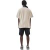 imageAelfric Eden Mens Cotton TShirts Oversized Unisex Short Sleeves Wash Baggy Casual Tees Workout Solid Summer TopsBeige