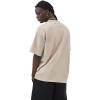 imageAelfric Eden Mens Cotton TShirts Oversized Unisex Short Sleeves Wash Baggy Casual Tees Workout Solid Summer TopsBeige