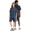imageAelfric Eden Mens Cotton TShirts Oversized Unisex Short Sleeves Wash Baggy Casual Tees Workout Solid Summer TopsBlue