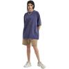 imageAelfric Eden Mens Cotton TShirts Oversized Unisex Short Sleeves Wash Baggy Casual Tees Workout Solid Summer TopsDark Purple