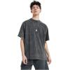 imageAelfric Eden Mens Cotton TShirts Oversized Unisex Short Sleeves Wash Baggy Casual Tees Workout Solid Summer TopsDrak Grey