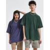 imageAelfric Eden Mens Cotton TShirts Oversized Unisex Short Sleeves Wash Baggy Casual Tees Workout Solid Summer TopsGreen