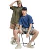 imageAelfric Eden Mens Cotton TShirts Oversized Unisex Short Sleeves Wash Baggy Casual Tees Workout Solid Summer TopsGrey Green