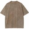 imageAelfric Eden Mens Cotton TShirts Oversized Unisex Short Sleeves Wash Baggy Casual Tees Workout Solid Summer TopsSand